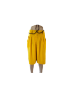 Pantaloni scurti dama galbeni