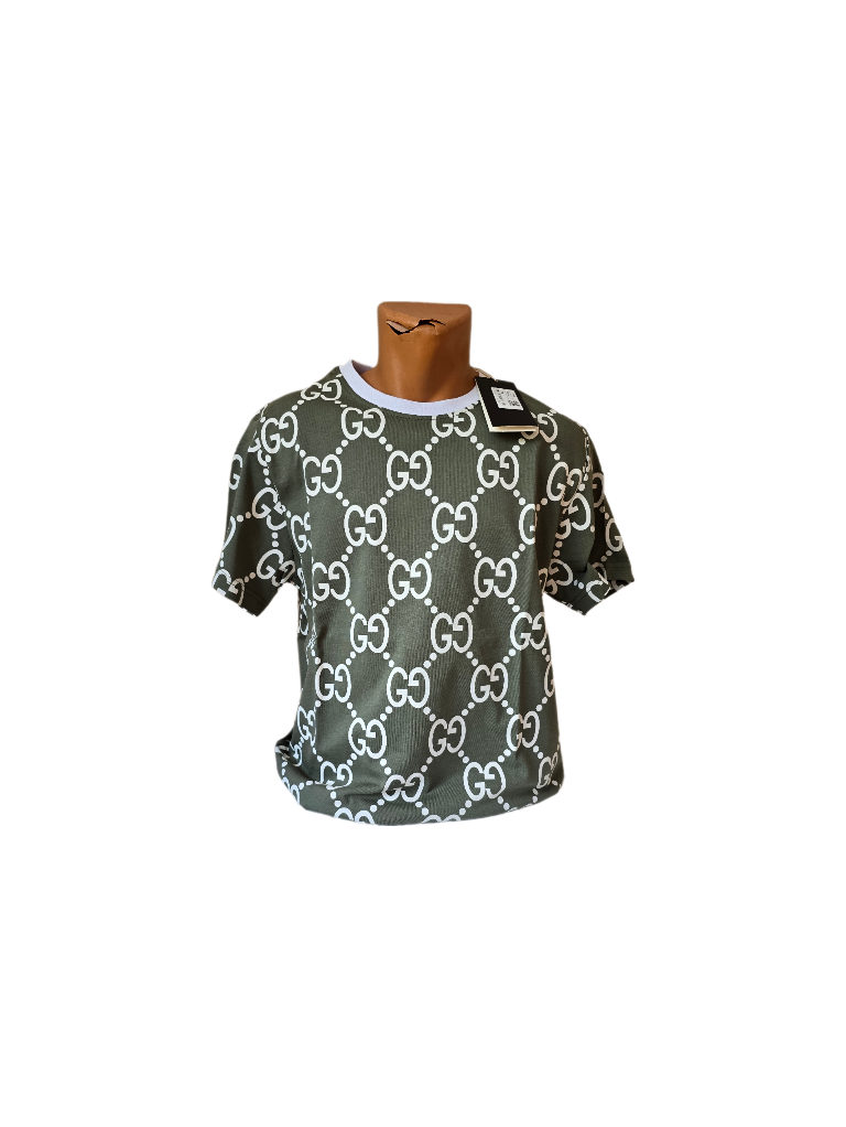 Tricou Gucci nou, culoare kaki